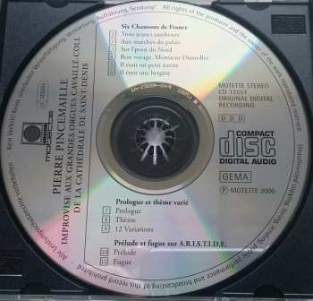 CD Pierre Pincemaille: Improvisations Aux Grandes Orgues Cavaillé-Coll De La Cathédrale De Saint-Denis