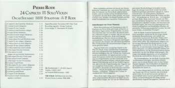 CD Pierre Rode: 24 Caprices For Solo Violin