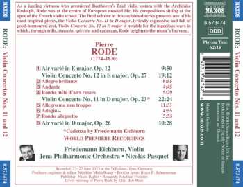 CD Friedemann Eichhorn: Violin Concertos Nos. 11 And 12