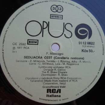 2LP/Doos Robert Shaw: Cavalleria Rusticana (2xLP+BOX+BOOKLET)