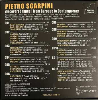 12CD Pietro Scarpini: Discovered Tapes From Baroque To Contemporary