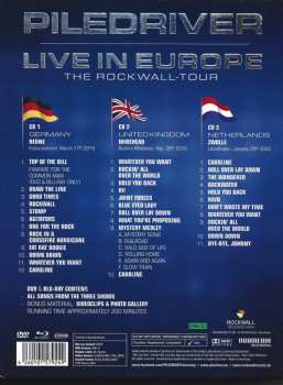 3CD/DVD/Doos/Blu-ray Piledriver: Live In Europe - The ROCKWALL-Tour
