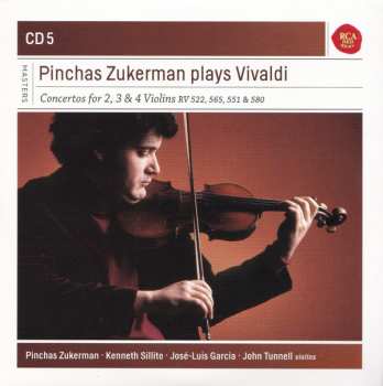 6CD/Doos Antonio Vivaldi: Pinchas Zukerman Plays Vivaldi