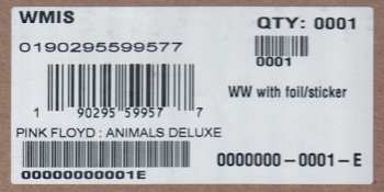 LP/CD/DVD/Doos/Blu-ray Pink Floyd: Animals (2018 Remix) DLX | LTD
