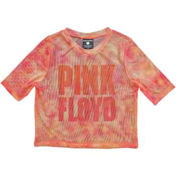 Merch Pink Floyd: Dames Crop Top Stacked Logo Pink Floyd