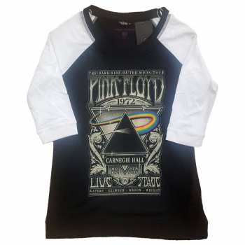 Merch Pink Floyd: Dames T-shirt Carnegie Hall Poster 