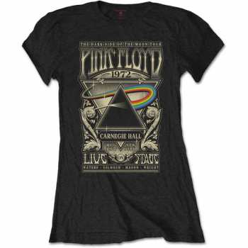 Merch Pink Floyd: Dames T-shirt Carnegie Hall Poster 