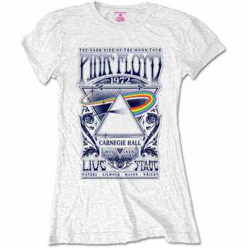 Merch Pink Floyd: Dames T-shirt Carnegie Hall Poster 