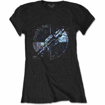 Merch Pink Floyd: Dames T-shirt Machine Greeting Blue 