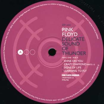 3LP Pink Floyd: Delicate Sound Of Thunder