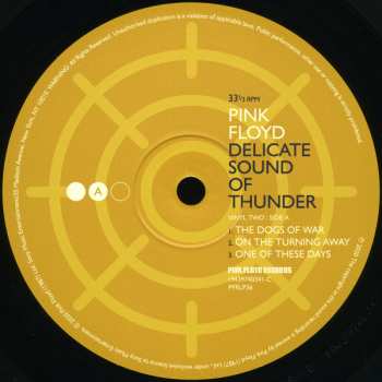 3LP Pink Floyd: Delicate Sound Of Thunder