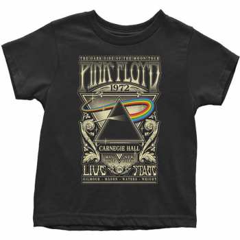 Merch Pink Floyd: Dětské Toddler Tričko Carnegie Hall Plakát  12 měsíců
