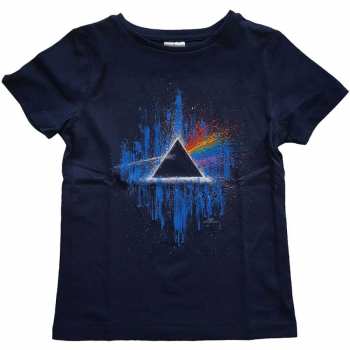 Merch Pink Floyd: Kinder T-shirt Dark Side Of The Moon Blue Splatter 