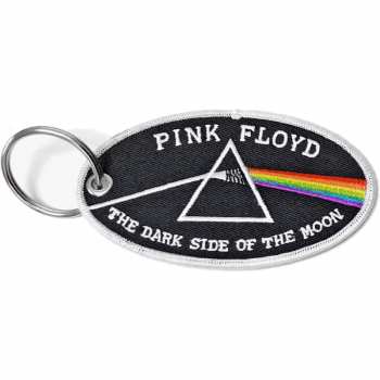 Merch Pink Floyd: Sleutelhanger Dark Side Of The Moon Oval White Border 