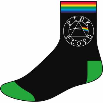 Merch Pink Floyd: Enkelsokken Circle Logo Pink Floyd 