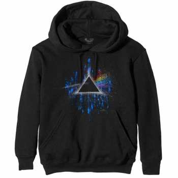 Merch Pink Floyd: Hoodie Dark Side Of The Moon Blue Splatter 