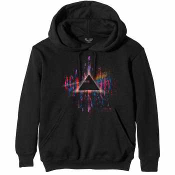 Merch Pink Floyd: Hoodie Dark Side Of The Moon Pink Splatter 