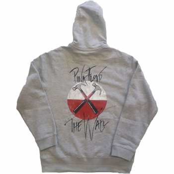 Merch Pink Floyd: Mikina Se Zipem The Wall Faded Hammers Logo Pink Floyd S