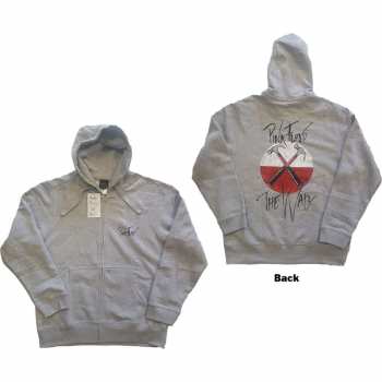 Merch Pink Floyd: Mikina Se Zipem The Wall Faded Hammers Logo Pink Floyd S