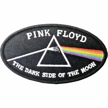 Merch Pink Floyd: Patch Dark Side Of The Moon Oval Black Border