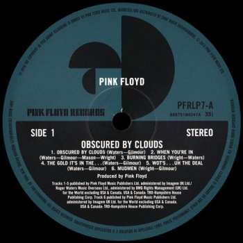 LP Pink Floyd: Obscured By Clouds