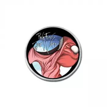 Badge The Wall Eat Head Logo Pink Floyd
