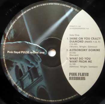 4LP/Doos Pink Floyd: Pulse