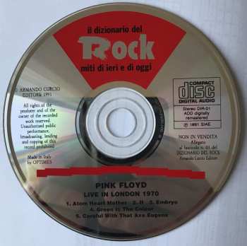 CD Pink Floyd: Live In London 1971