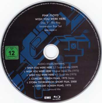 2CD/2DVD/Doos/Blu-ray Pink Floyd: Wish You Were Here - Immersion Box Set LTD