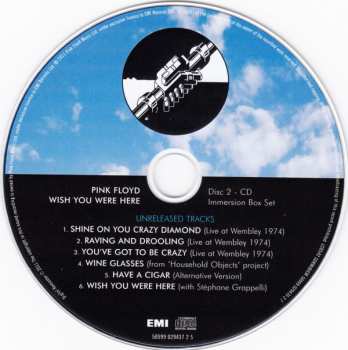 2CD/2DVD/Doos/Blu-ray Pink Floyd: Wish You Were Here - Immersion Box Set LTD