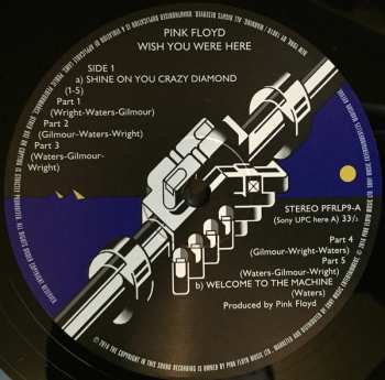 LP Pink Floyd: Wish You Were Here