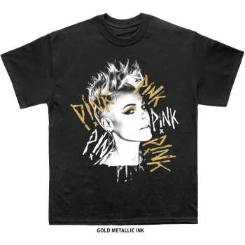 Merch Pink: Pink Unisex T-shirt: Ladies Boyfriend (small) S