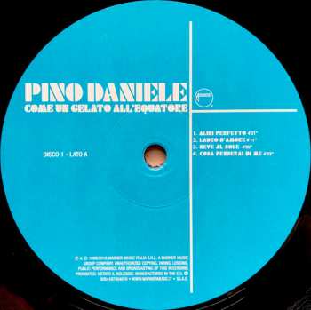2LP Pino Daniele: Come Un Gelato All'equatore