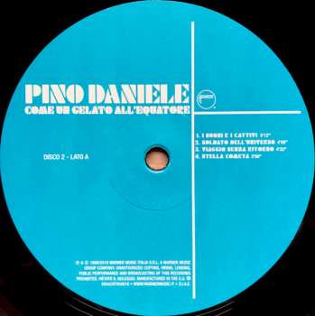 2LP Pino Daniele: Come Un Gelato All'equatore