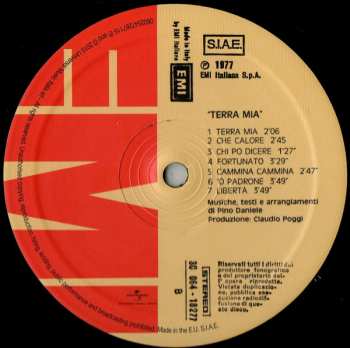 LP Pino Daniele: Terra Mia