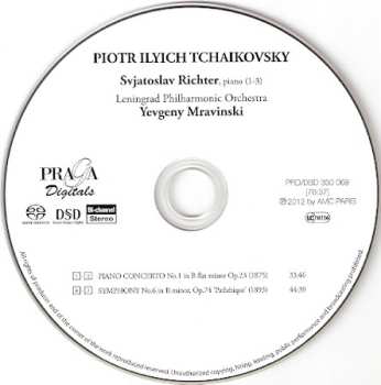 SACD Pyotr Ilyich Tchaikovsky: Piano Concerto No. 1 - Symphony No. 6 'Pathétique' LTD