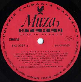 LP Piotr Janczerski: Już Gwiazdeczka Się Kolebie