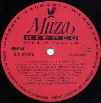 LP Piotr Janczerski: Już Gwiazdeczka Się Kolebie