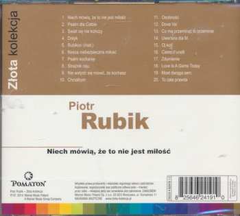 CD Piotr Rubik: Niech Mówią, Że To Nie Jest Miłość