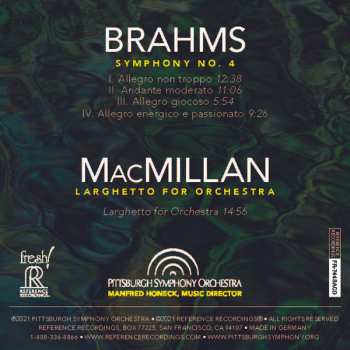 SACD Johannes Brahms: Brahms: Symphony No. 4 / Macmillan: Larghetto For Orchestra