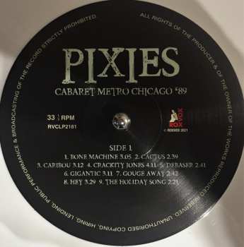 LP Pixies: Cabaret Metro Chicago ‘89 CLR