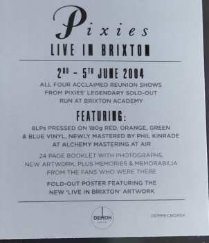 8LP/Doos Pixies: Live In Brixton CLR
