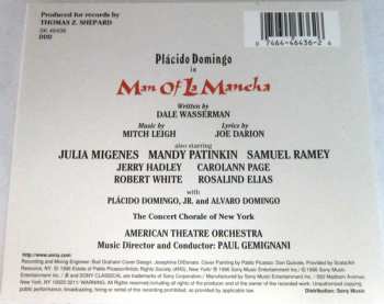 CD Placido Domingo: Man Of La Mancha