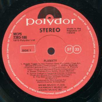 LP Planxty: Planxty
