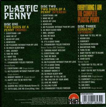 3CD/Doos Plastic Penny: Everything I Am: The Complete Plastic Penny