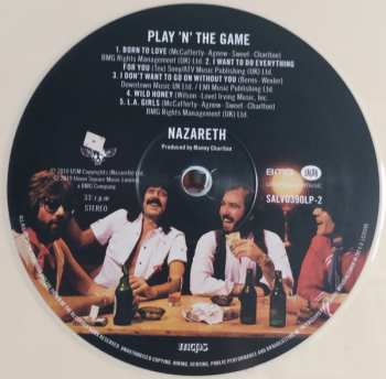 LP Nazareth: Play 'N' The Game LTD