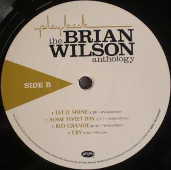 2LP Brian Wilson: Playback: The Brian Wilson Anthology