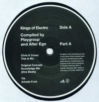 2LP Playgroup: The Kings Of Electro Part A