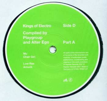 2LP Playgroup: The Kings Of Electro Part A