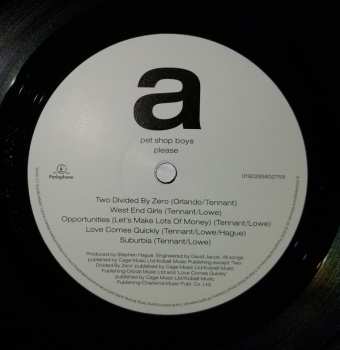 LP Pet Shop Boys: Please